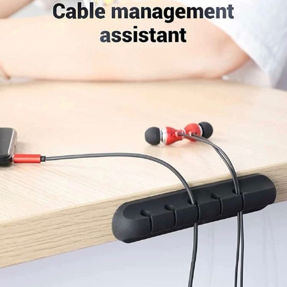 1 Pc Universal Desktop Data Cable Fixing Clip - Picture 4 of 5